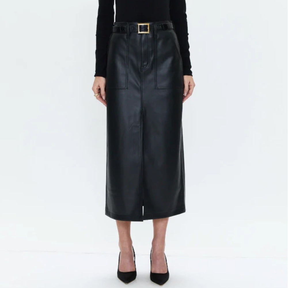 NWT PISTOLA ALICE FAUX LEATHER SKIRT
